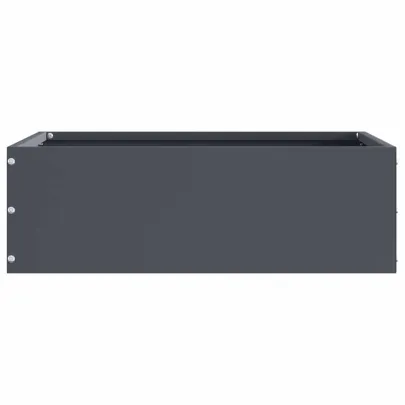 Margini Gazon Antracit 40x40 cm | Oțel Durabil