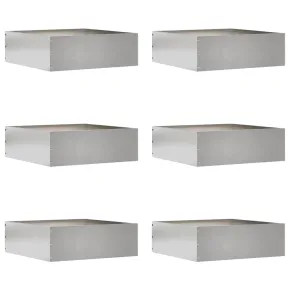 Margine Gazon Oțel 6 buc | Delimitare Exterior