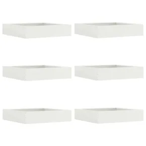 Margine Gazon Oțel Alb 60x60 cm | Delimitare Durabilă Grădină 2