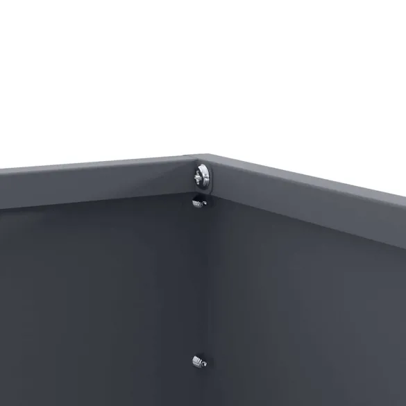 Margine Gazon Oțel Antracit 60x60 cm - Set 6 Piese