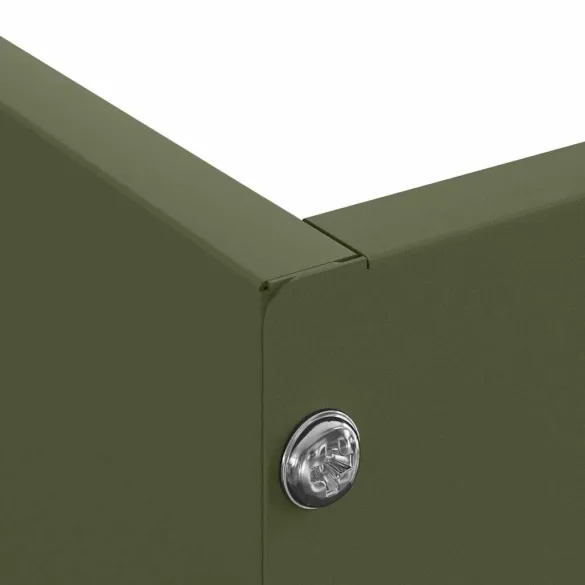 Margine Gazon Oțel Verde | 6 pcs 60x60 cm | Livrare Gratuită