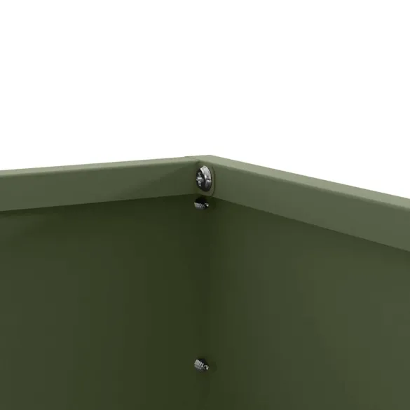 Margine Gazon Oțel Verde | 6 pcs 60x60 cm | Livrare Gratuită