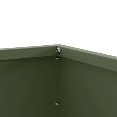 Margine Gazon Oțel Verde | 6 pcs 60x60 cm | Livrare Gratuită