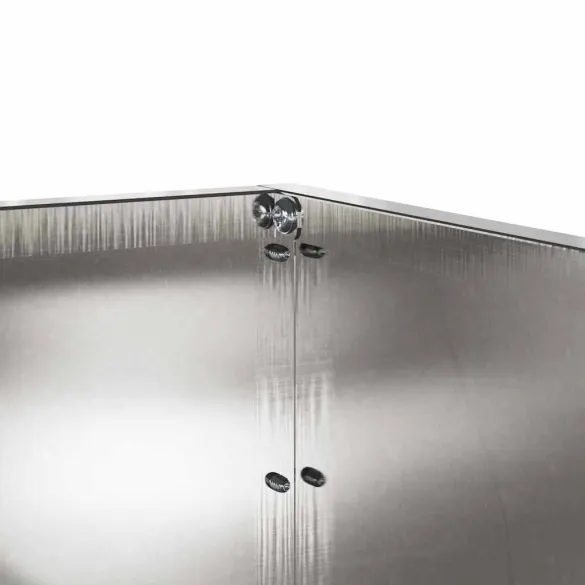 Margini Gazon Oțel 60x60 cm | Set 6 Buc | Livrare Gratuita