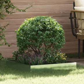 Margine Gazon Oțel Galvanizat 6 Buc | 60x60x13 cm