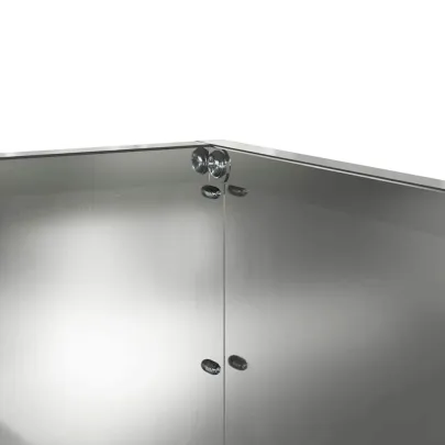 Margine Gazon Oțel Galvanizat 6 Buc | 60x60x13 cm