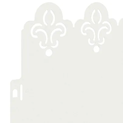 Borduri Gazon Metalice Alb 20 piese | Livrare Gratuită