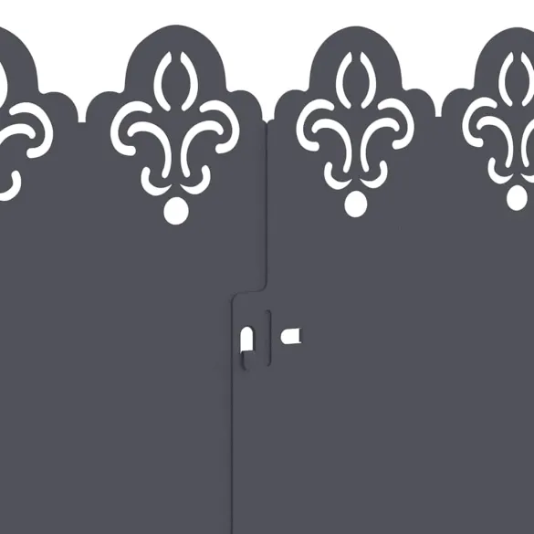 Borduri Gazon Antracit Oțel | Delimitare Modernă Grădină