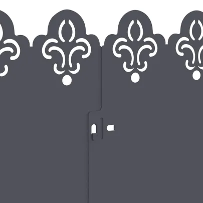 Borduri Gazon Antracit Oțel | Delimitare Modernă Grădină