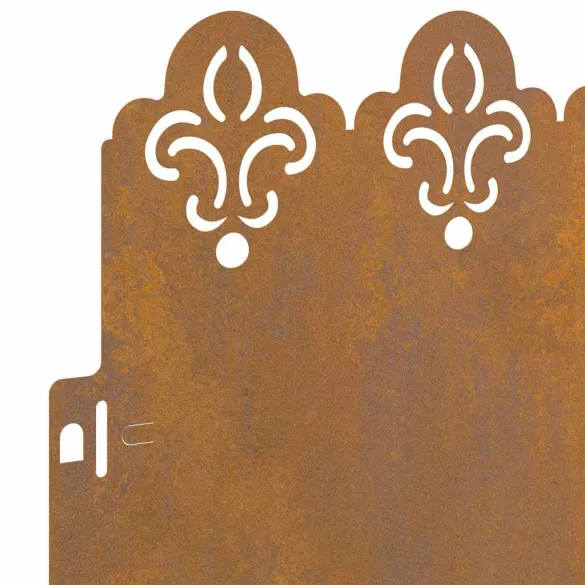 Borduri Gazon Metalice Rustice 103x22cm | Livrare Gratuită