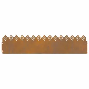 Borduri Metalice Gazon Rustic 20 piese | Delimitare Gradina 2