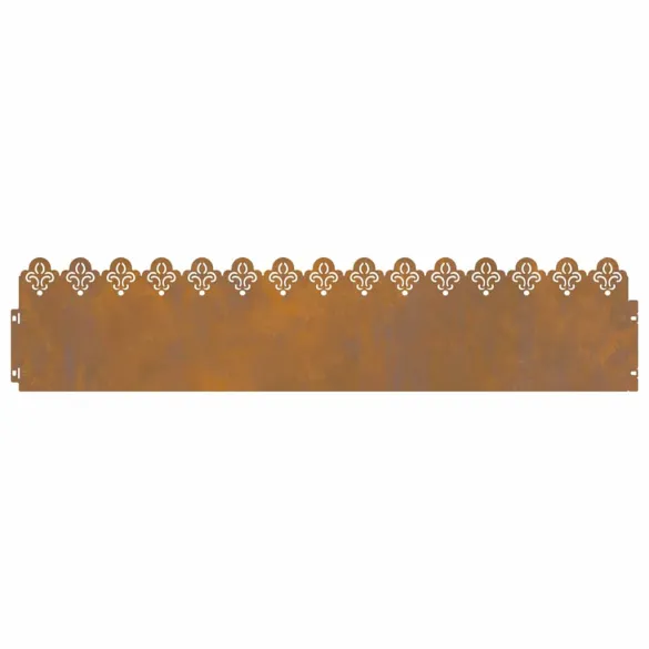 Borduri Metalice Gazon Rustic 20 piese | Delimitare Gradina