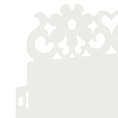 Borduri Gazon Metalice Alb | Delimitare Gradina