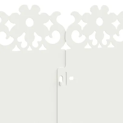 Borduri Gazon Metalice Alb | Delimitare Gradina