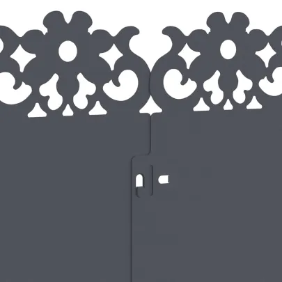 Borduri Gazon Metal Antracit 103x22 cm - Set 10 piese