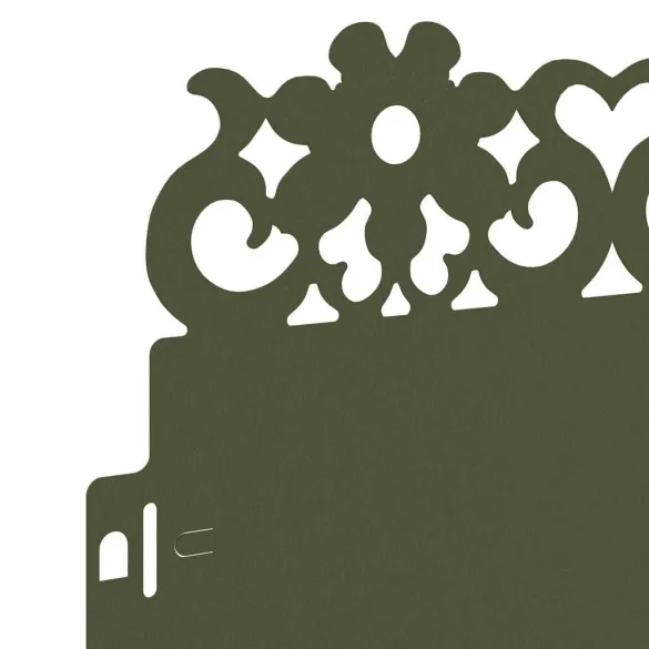 Borduri Gazon Metalice 20 pcs Verde Măsliniu 103cm