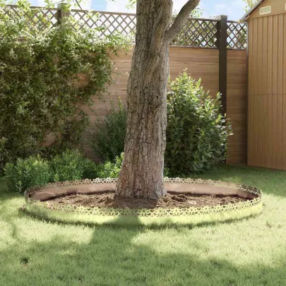 Borduri Gazon Metalice 30 piese Argintiu 103x22 cm