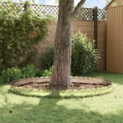 Borduri Gazon Metalice Argintii 30 piese | Delimitare Gradina