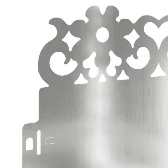 Borduri Gazon Metalice Argintii 30 piese | Delimitare Gradina