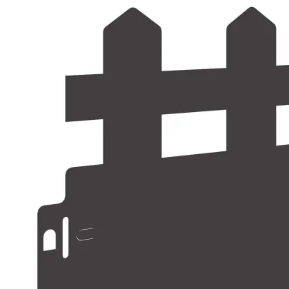 Borduri Gazon Metalice 30 pcs | Negru Oțel Rezistent