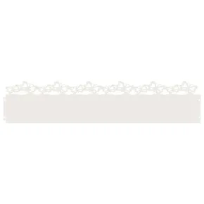 Borduri Gazon Alb 30 pcs Oțel | Delimitare Grădină 2