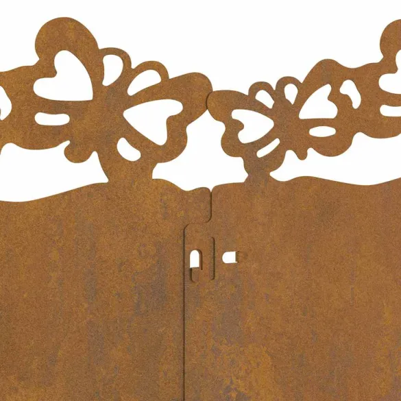 Borduri Metalice Gazon 10 pcs | Delimitare Grădină