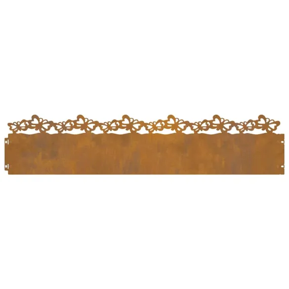 Borduri Metalice pentru Gazon - 30 piese Rustice