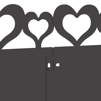 Borduri Gazon Metalice 30 pcs Negru | Delimitare Grădină