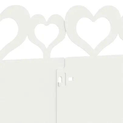 Borduri Gazon Oțel Alb 20 piese | Delimitare Exterior