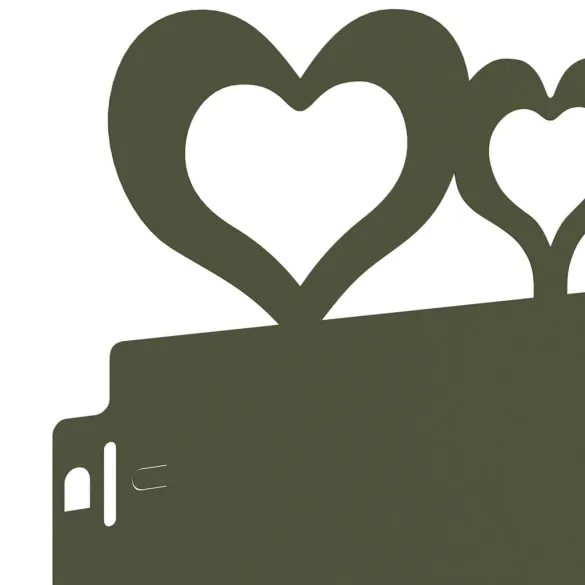 Borduri Gazon Metalice 10 pcs - Verde Măsliniu