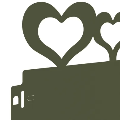 Borduri Gazon Metalice 30 pcs Verde Măsliniu 103x22cm