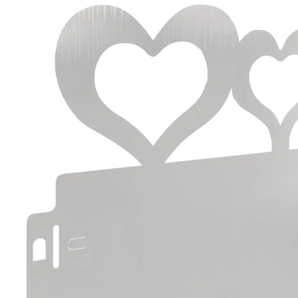 Borduri Gazon Metalice Argintii 20 piese | Delimitare Gradina