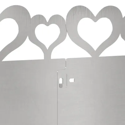 Borduri Gazon Metalice Argintii 20 piese | Delimitare Gradina