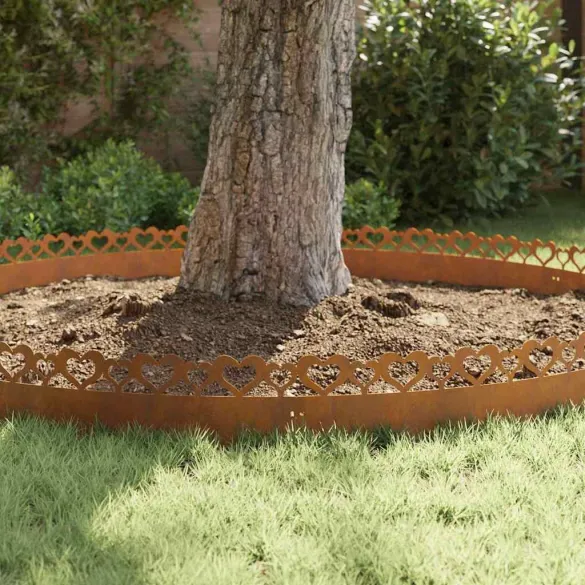 Borduri Metalice Gazon 30 piese Rustic | Livrare Gratuita