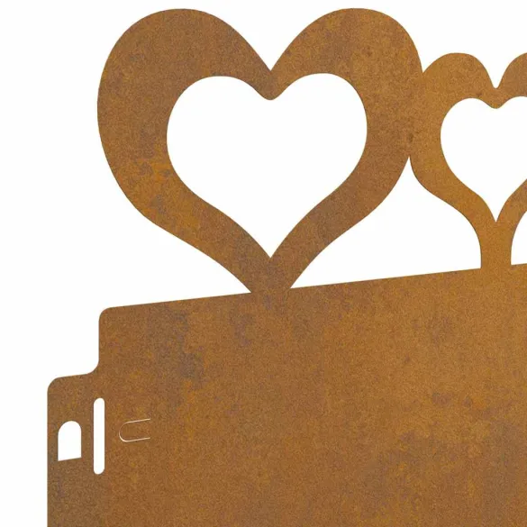 Borduri Metalice Gazon 30 piese Rustic | Livrare Gratuita