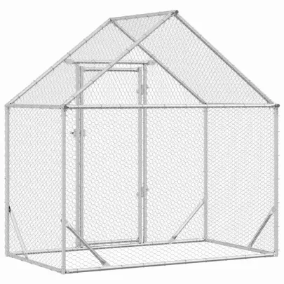 Cușcă Pui Oțel Galvanizat 170x100x177 cm - Livrare Gratuită