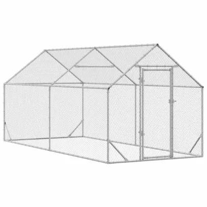 Cușcă Pui Oțel Galvanizat 400x170x177cm - Livrare Gratuită