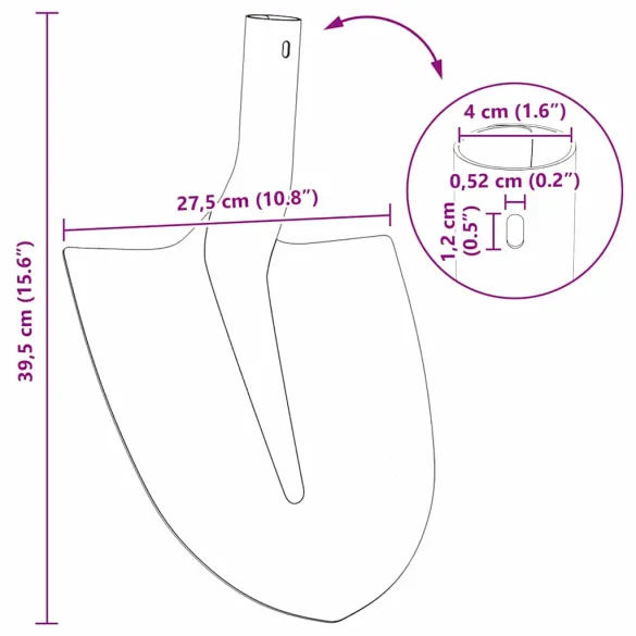 Capete Lopată Roșii 4 bucăți - Rezistență și Durabilitate