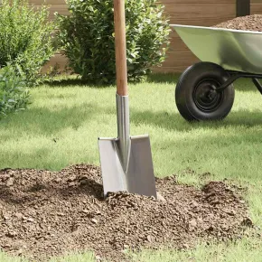 Set 4 Căpi Lopată Argintiu | Rezistent Grădinărit