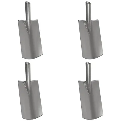 Set 4 Căpi Lopată Argintiu | Rezistent Grădinărit