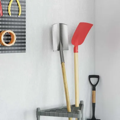 Set 4 Căpi Lopată Argintiu | Rezistent Grădinărit