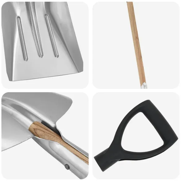 Lopată Aluminiu Argintiu 29x122 cm | Livrare Gratuită