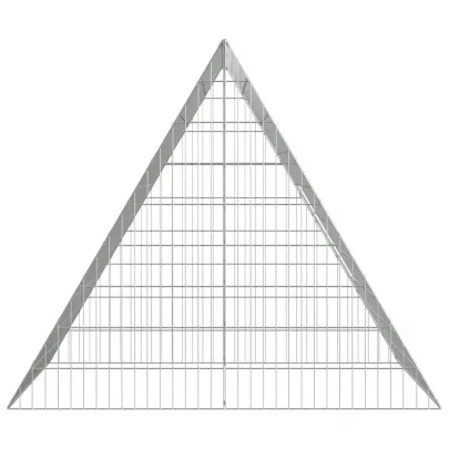 Cușcă Iepuri Exterior Argintiu 215x100x85 cm - Oțel