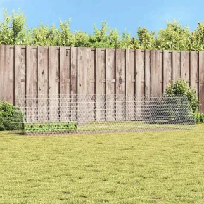 Cușcă Iepuri Exterior Argintiu 215x100x85 cm | Oțel Galvanizat