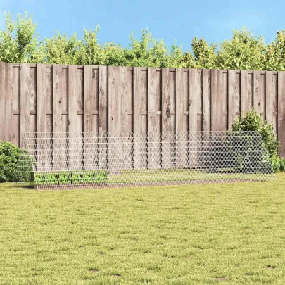 Cușcă Iepuri Exterior Argintiu 215x100x85 cm | Oțel Galvanizat