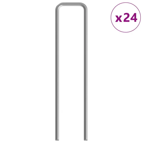 Cușcă Iepuri Exterior Argintiu | Oțel Galvanizat