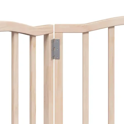Poartă Pliabilă Câini - 150 cm Lemn de Plop