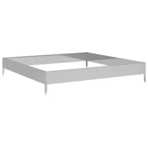 Strat Înălțat Grădină Oțel Galvanizat 100x100 cm 2