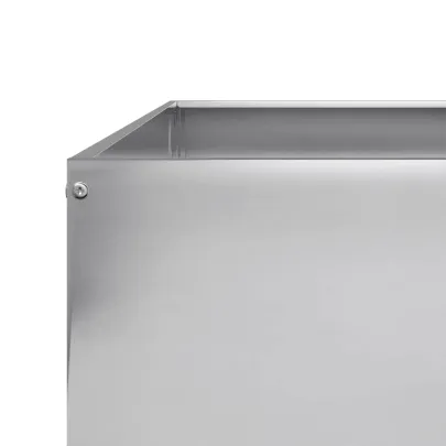 Strat Înălțat Grădină Oțel Galvanizat 100x100 cm