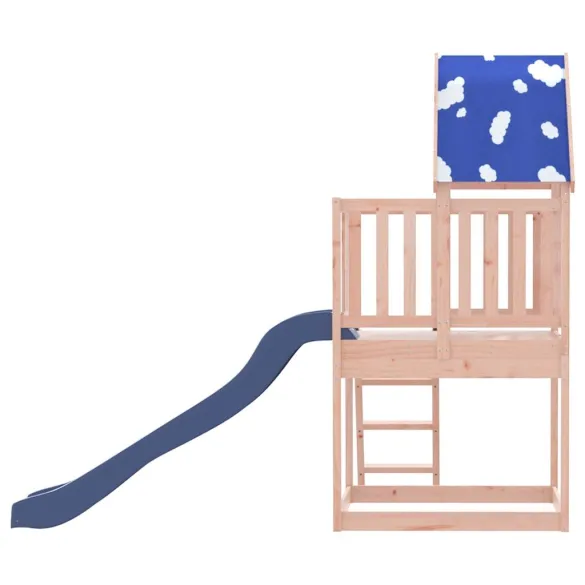 Set Joc Exterior Lemn Douglas cu Tobogan | Livrare Gratis